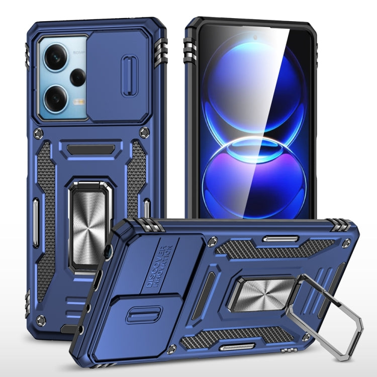Armor PC + TPU Camera Shield Phone Case, For Xiaomi Redmi Note 12 Pro 5G Global, For Xiaomi Redmi Note 12 5G Global, For Xiaomi Redmi A1