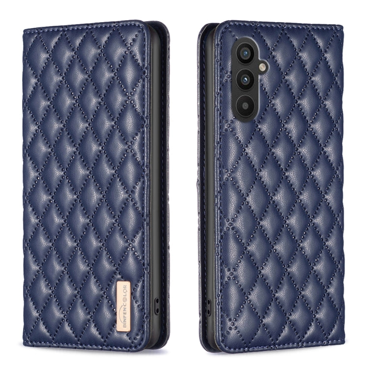 Diamond Lattice Magnetic Leather Flip Phone Case, For Samsung Galaxy A25 5G, For Samsung Galaxy A55, For Samsung Galaxy A15, For Samsung Galaxy S24 Ultra 5G, For Samsung Galaxy A35, For Samsung Galaxy S24+ 5G, For Samsung Galaxy S23 FE 5G              ...