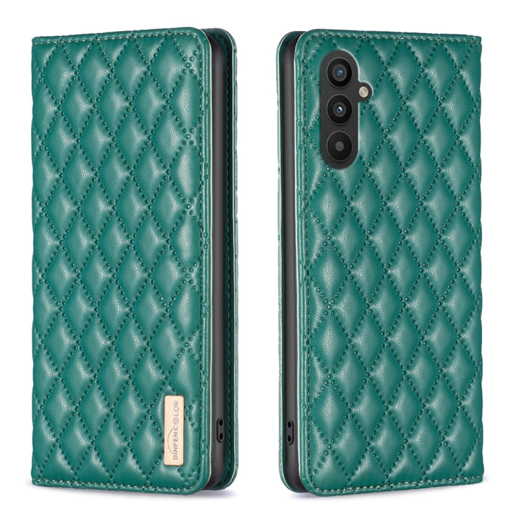 Diamond Lattice Magnetic Leather Flip Phone Case, For Samsung Galaxy A25 5G, For Samsung Galaxy A55, For Samsung Galaxy A15, For Samsung Galaxy S24 Ultra 5G, For Samsung Galaxy A35, For Samsung Galaxy S24+ 5G, For Samsung Galaxy S23 FE 5G              ...