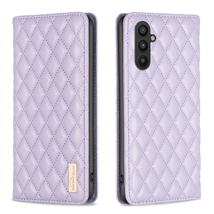 Diamond Lattice Magnetic Leather Flip Phone Case, For Samsung Galaxy A25 5G, For Samsung Galaxy A55, For Samsung Galaxy A15, For Samsung Galaxy S24 Ultra 5G, For Samsung Galaxy A35, For Samsung Galaxy S24+ 5G, For Samsung Galaxy S23 FE 5G              ...