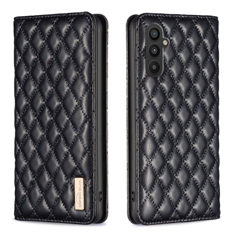 Diamond Lattice Magnetic Leather Flip Phone Case, For Samsung Galaxy A25 5G, For Samsung Galaxy A55, For Samsung Galaxy A15, For Samsung Galaxy S24 Ultra 5G, For Samsung Galaxy A35, For Samsung Galaxy S24+ 5G, For Samsung Galaxy S23 FE 5G              ...