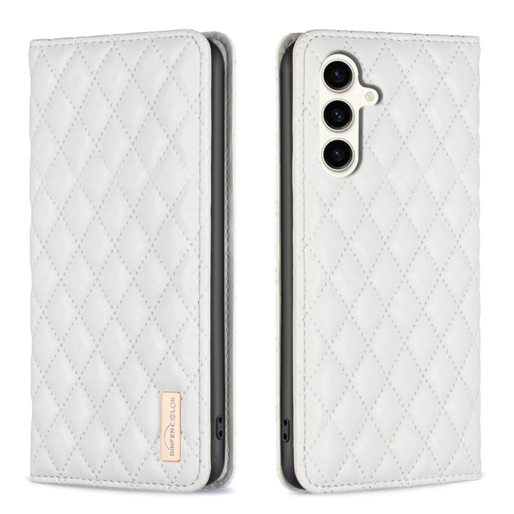 Diamond Lattice Magnetic Leather Flip Phone Case, For Samsung Galaxy S24 Ultra 5G, For Samsung Galaxy A35, For Samsung Galaxy A25 5G, For Samsung Galaxy A55, For Samsung Galaxy A15, For Samsung Galaxy S23 FE 5G, For Samsung Galaxy A05                  ...