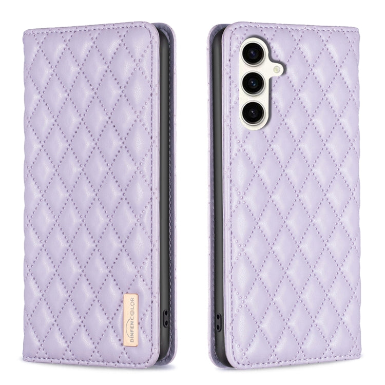 Diamond Lattice Magnetic Leather Flip Phone Case, For Samsung Galaxy S24 Ultra 5G, For Samsung Galaxy A35, For Samsung Galaxy A25 5G, For Samsung Galaxy A55, For Samsung Galaxy A15, For Samsung Galaxy S23 FE 5G, For Samsung Galaxy A05                  ...