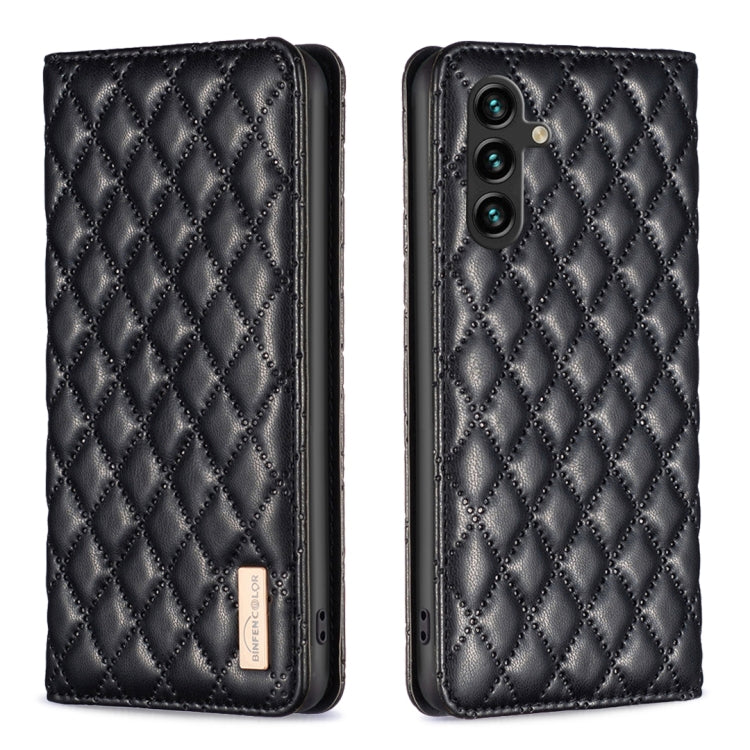 Diamond Lattice Magnetic Leather Flip Phone Case, For Samsung Galaxy S24 5G, For Samsung Galaxy A05s
