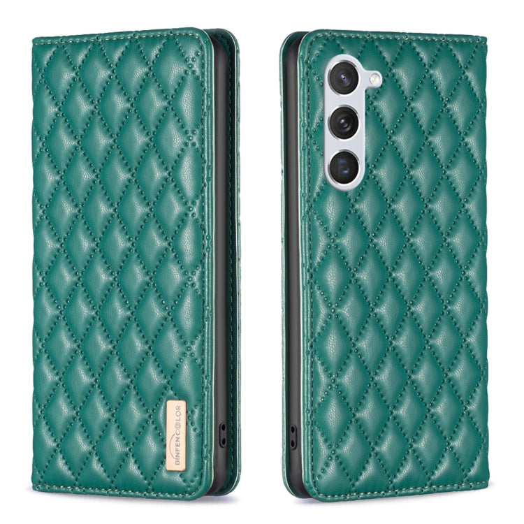 Diamond Lattice Magnetic Leather Flip Phone Case, For Samsung Galaxy S24 5G, For Samsung Galaxy A05s