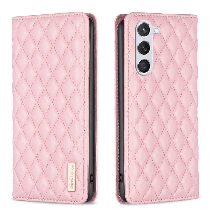 Diamond Lattice Magnetic Leather Flip Phone Case, For Samsung Galaxy S24 5G, For Samsung Galaxy A05s