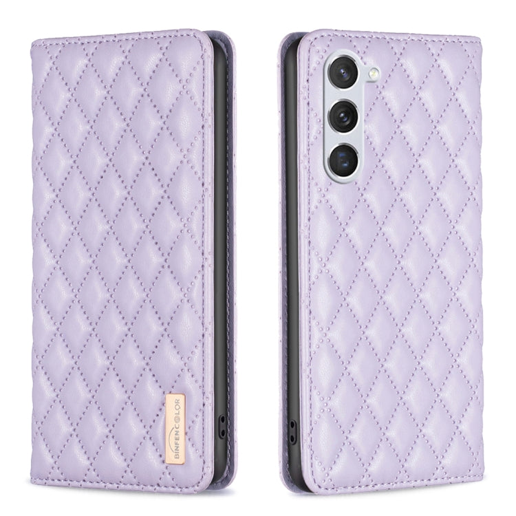Diamond Lattice Magnetic Leather Flip Phone Case, For Samsung Galaxy S24 5G, For Samsung Galaxy A05s