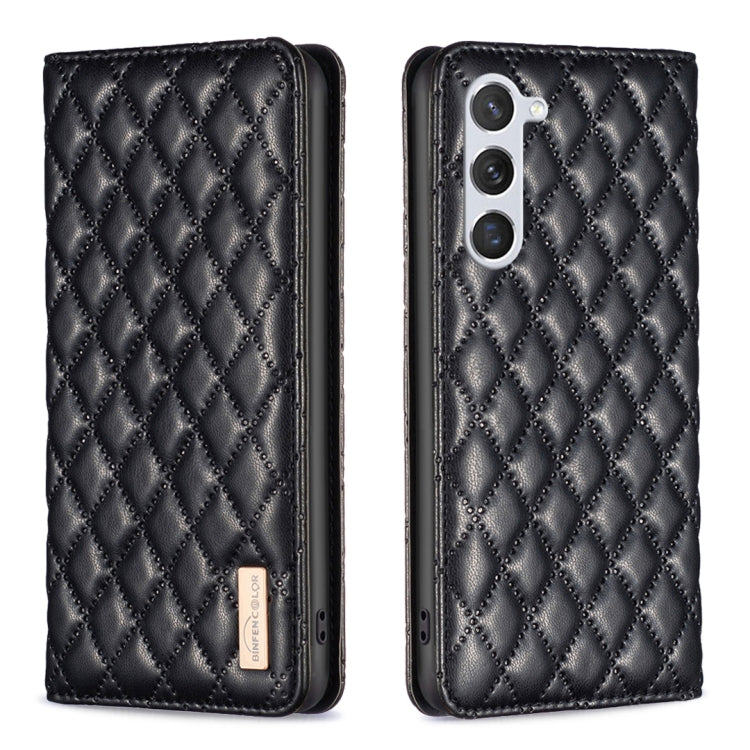 Diamond Lattice Magnetic Leather Flip Phone Case, For Samsung Galaxy S24 5G, For Samsung Galaxy A05s