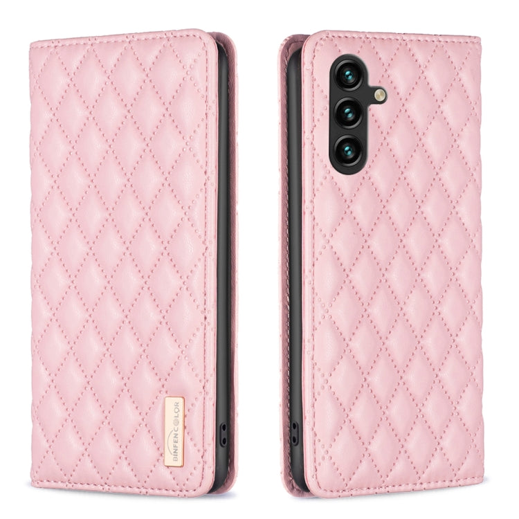 Diamond Lattice Magnetic Leather Flip Phone Case, For Samsung Galaxy A25 5G, For Samsung Galaxy A55, For Samsung Galaxy A15, For Samsung Galaxy S24 Ultra 5G, For Samsung Galaxy A35, For Samsung Galaxy S24+ 5G, For Samsung Galaxy S23 FE 5G              ...