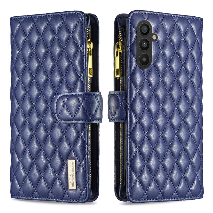 Diamond Lattice Zipper Wallet Leather Flip Phone Case, For Samsung Galaxy S24 Ultra 5G, For Samsung Galaxy A35, For Samsung Galaxy A25 5G, For Samsung Galaxy A55, For Samsung Galaxy A15, For Samsung Galaxy S23 FE 5G, For Samsung Galaxy A05             ...