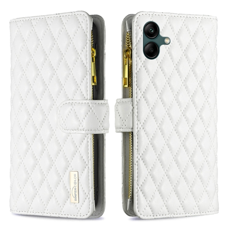 Diamond Lattice Zipper Wallet Leather Flip Phone Case, For Samsung Galaxy S24 Ultra 5G, For Samsung Galaxy A35, For Samsung Galaxy A25 5G, For Samsung Galaxy A55, For Samsung Galaxy A15, For Samsung Galaxy S23 FE 5G, For Samsung Galaxy A05             ...