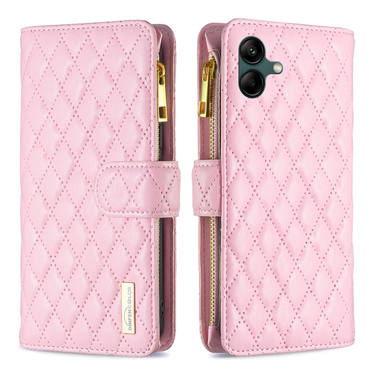 Diamond Lattice Zipper Wallet Leather Flip Phone Case, For Samsung Galaxy S24 Ultra 5G, For Samsung Galaxy A35, For Samsung Galaxy A25 5G, For Samsung Galaxy A55, For Samsung Galaxy A15, For Samsung Galaxy S23 FE 5G, For Samsung Galaxy A05             ...