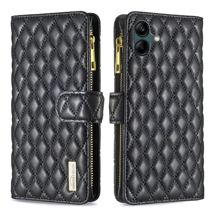 Diamond Lattice Zipper Wallet Leather Flip Phone Case, For Samsung Galaxy S24 Ultra 5G, For Samsung Galaxy A35, For Samsung Galaxy A25 5G, For Samsung Galaxy A55, For Samsung Galaxy A15, For Samsung Galaxy S23 FE 5G, For Samsung Galaxy A05             ...