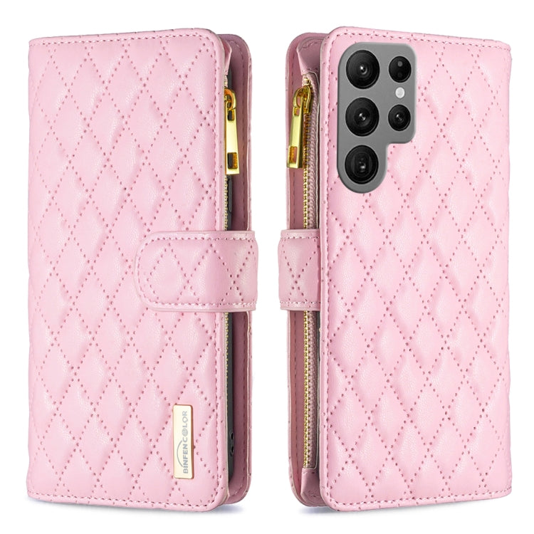 Diamond Lattice Zipper Wallet Leather Flip Phone Case, For Samsung Galaxy S24 Ultra 5G, For Samsung Galaxy A35, For Samsung Galaxy A25 5G, For Samsung Galaxy A55, For Samsung Galaxy A15, For Samsung Galaxy S23 FE 5G, For Samsung Galaxy A05             ...