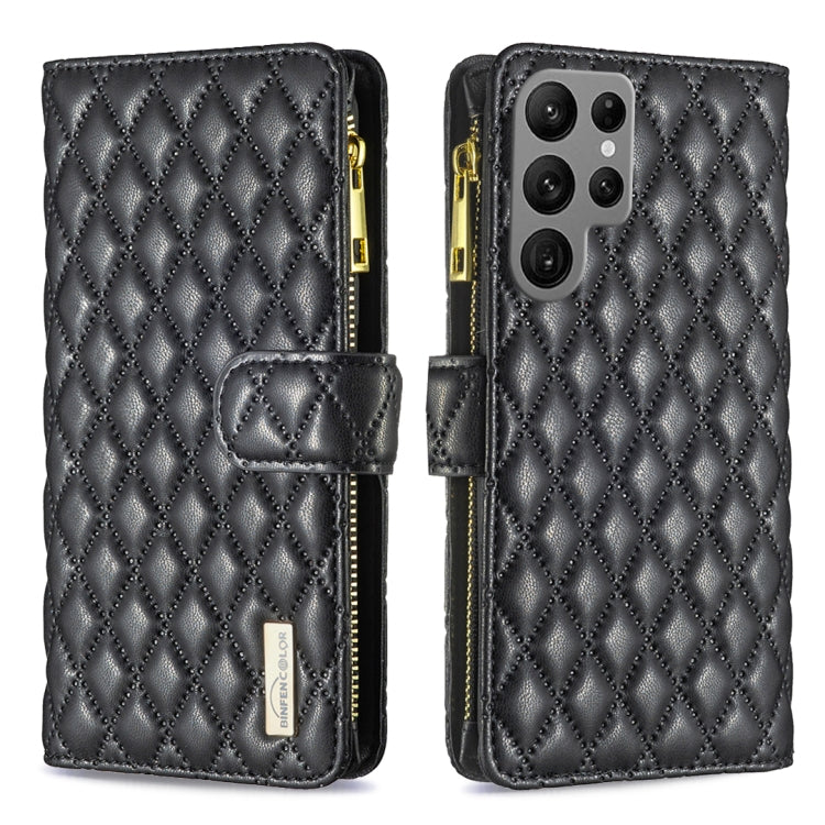 Diamond Lattice Zipper Wallet Leather Flip Phone Case, For Samsung Galaxy S24 Ultra 5G, For Samsung Galaxy A35, For Samsung Galaxy A25 5G, For Samsung Galaxy A55, For Samsung Galaxy A15, For Samsung Galaxy S23 FE 5G, For Samsung Galaxy A05             ...