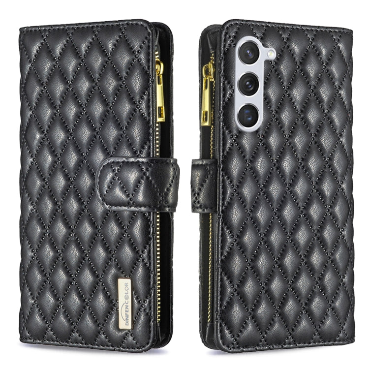 Diamond Lattice Zipper Wallet Leather Flip Phone Case, For Samsung Galaxy A05s, For Samsung Galaxy S24 5G