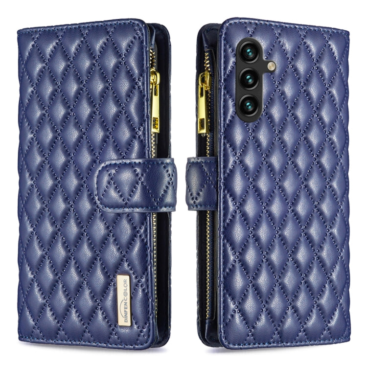 Diamond Lattice Zipper Wallet Leather Flip Phone Case, For Samsung Galaxy S24 Ultra 5G, For Samsung Galaxy A35, For Samsung Galaxy A25 5G, For Samsung Galaxy A55, For Samsung Galaxy A15, For Samsung Galaxy S23 FE 5G, For Samsung Galaxy A05             ...