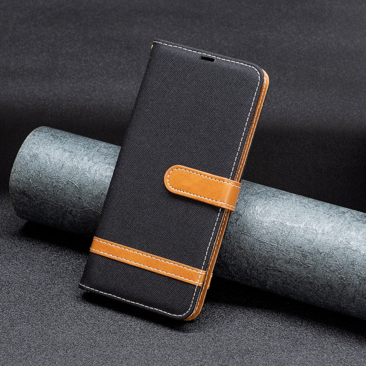 Color Block Denim Texture Leather Phone Case, For Samsung Galaxy S24+ 5G, For Samsung Galaxy S23 FE 5G, For Samsung Galaxy S24 5G