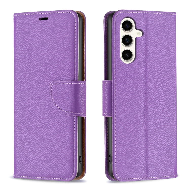 Litchi Texture Pure Color Flip Leather Phone Case, For Samsung Galaxy S23 FE 5G, For Samsung Galaxy S24 5G, For Samsung Galaxy A34 5G