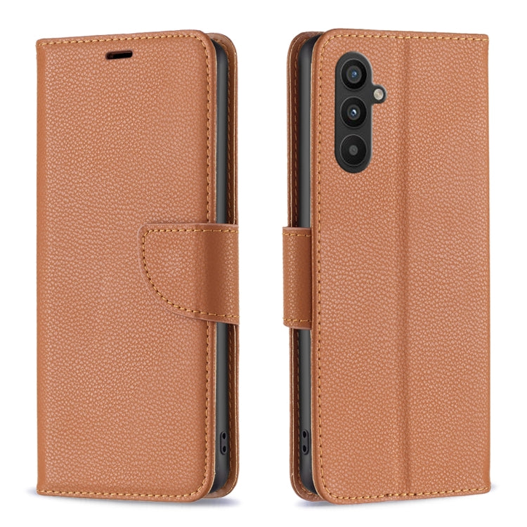 Litchi Texture Pure Color Flip Leather Phone Case, For Samsung Galaxy S23 FE 5G, For Samsung Galaxy S24 5G, For Samsung Galaxy A34 5G