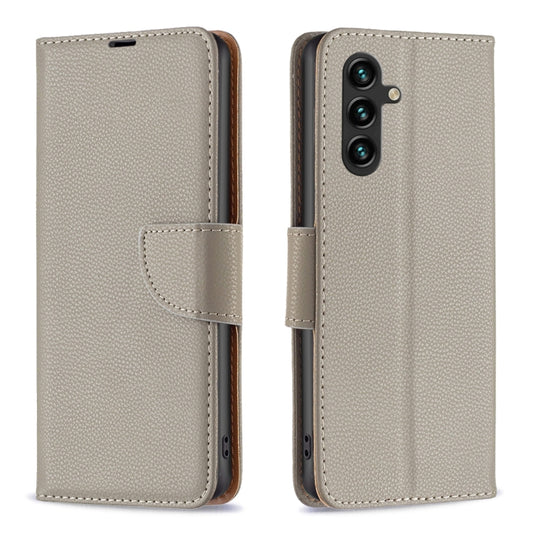 Litchi Texture Pure Color Flip Leather Phone Case, For Samsung Galaxy A35, For Samsung Galaxy A15, For Samsung Galaxy S24 Ultra 5G, For Samsung Galaxy A55, For Samsung Galaxy A25 5G, For Samsung Galaxy S23 FE 5G