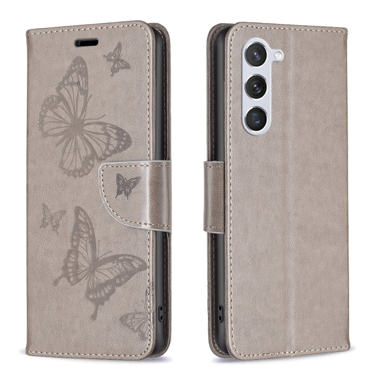Embossing Two Butterflies Pattern Leather Phone Case, For Samsung Galaxy A55, For Samsung Galaxy A25 5G, For Samsung Galaxy A15, For Samsung Galaxy S24 Ultra 5G, For Samsung Galaxy A35, For Samsung Galaxy S23 FE 5G, For Samsung Galaxy S24+ 5G          ...
