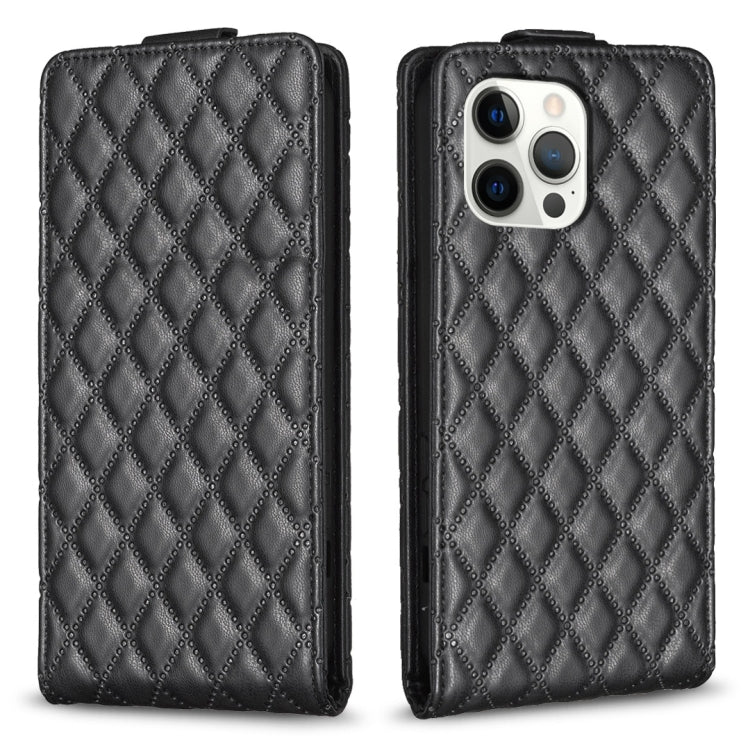 Diamond Lattice Vertical Flip Leather Phone Case, For iPhone 12 / 12 Pro, For iPhone 12 Pro Max, For iPhone 11 Pro Max, For iPhone 11, For iPhone 11 Pro, For iPhone X / XS, For iPhone XR, For iPhone XS Max
