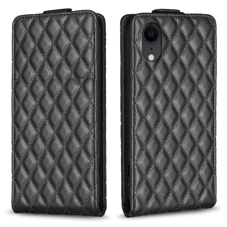 Diamond Lattice Vertical Flip Leather Phone Case, For iPhone 12 / 12 Pro, For iPhone 12 Pro Max, For iPhone 11 Pro Max, For iPhone 11, For iPhone 11 Pro, For iPhone X / XS, For iPhone XR, For iPhone XS Max