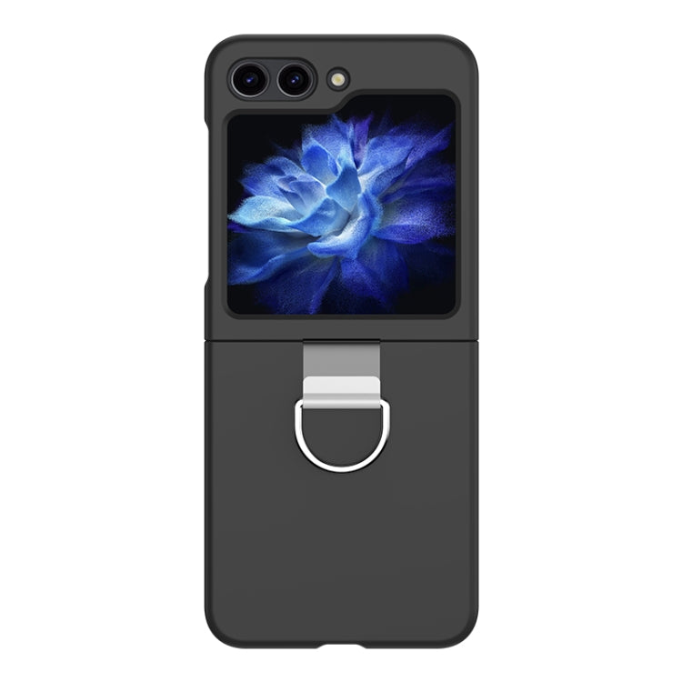 Skin Feel PC Foldable Phone Case with Ring, For Samsung Galaxy Z Flip5