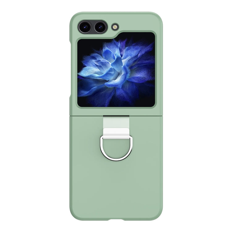 Skin Feel PC Foldable Phone Case with Ring, For Samsung Galaxy Z Flip5