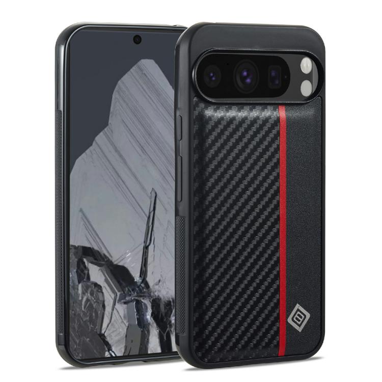 LC.IMEEKE 3 in 1 Carbon Fiber Texture Shockproof Phone Case, For Google Pixel 11 Pro XL, For Google Pixel 11 / 11 Pro, For Google Pixel 10 Pro XL, For Google Pixel 10 / 10 Pro, For Google Pixel 9a, For Google Pixel 9 Pro XL, For Google Pixel 9 / 9 Pro ...