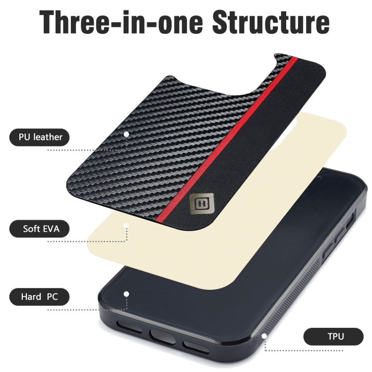 LC.IMEEKE 3 in 1 Carbon Fiber Texture Shockproof Phone Case, For Google Pixel 11 Pro XL, For Google Pixel 11 / 11 Pro, For Google Pixel 10 Pro XL, For Google Pixel 10 / 10 Pro, For Google Pixel 9a, For Google Pixel 9 Pro XL, For Google Pixel 9 / 9 Pro ...