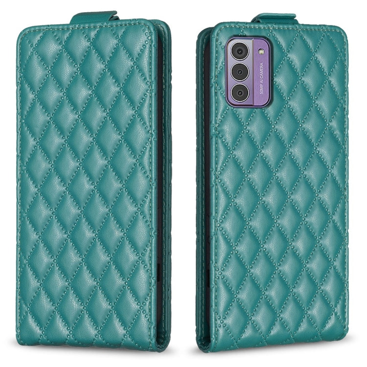 Diamond Lattice Vertical Flip Leather Phone Case, For Nokia G310, For Nokia G42 5G, For Nokia C110, For Nokia C22, For Nokia C12, For Nokia G22, For Nokia C32, For Nokia C02