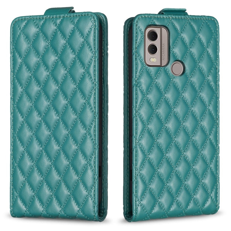Diamond Lattice Vertical Flip Leather Phone Case, For Nokia G310, For Nokia G42 5G, For Nokia C110, For Nokia C22, For Nokia C12, For Nokia G22, For Nokia C32, For Nokia C02