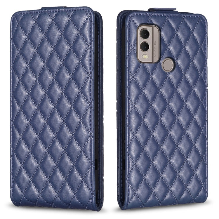 Diamond Lattice Vertical Flip Leather Phone Case, For Nokia G310, For Nokia G42 5G, For Nokia C110, For Nokia C22, For Nokia C12, For Nokia G22, For Nokia C32, For Nokia C02