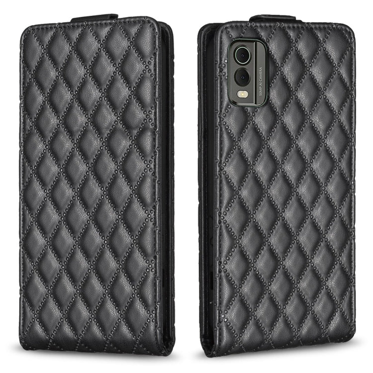 Diamond Lattice Vertical Flip Leather Phone Case, For Nokia G310, For Nokia G42 5G, For Nokia C110, For Nokia C22, For Nokia C12, For Nokia G22, For Nokia C32, For Nokia C02
