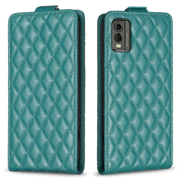Diamond Lattice Vertical Flip Leather Phone Case, For Nokia G310, For Nokia G42 5G, For Nokia C110, For Nokia C22, For Nokia C12, For Nokia G22, For Nokia C32, For Nokia C02