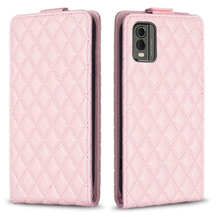 Diamond Lattice Vertical Flip Leather Phone Case, For Nokia G310, For Nokia G42 5G, For Nokia C110, For Nokia C22, For Nokia C12, For Nokia G22, For Nokia C32, For Nokia C02