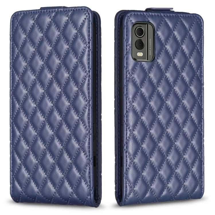 Diamond Lattice Vertical Flip Leather Phone Case, For Nokia G310, For Nokia G42 5G, For Nokia C110, For Nokia C22, For Nokia C12, For Nokia G22, For Nokia C32, For Nokia C02