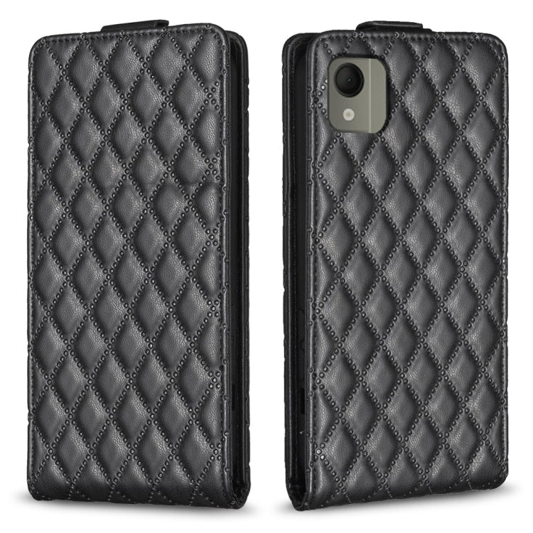Diamond Lattice Vertical Flip Leather Phone Case, For Nokia G310, For Nokia G42 5G, For Nokia C110, For Nokia C22, For Nokia C12, For Nokia G22, For Nokia C32, For Nokia C02
