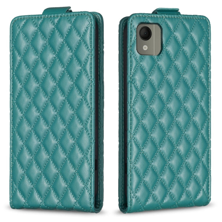 Diamond Lattice Vertical Flip Leather Phone Case, For Nokia G310, For Nokia G42 5G, For Nokia C110, For Nokia C22, For Nokia C12, For Nokia G22, For Nokia C32, For Nokia C02