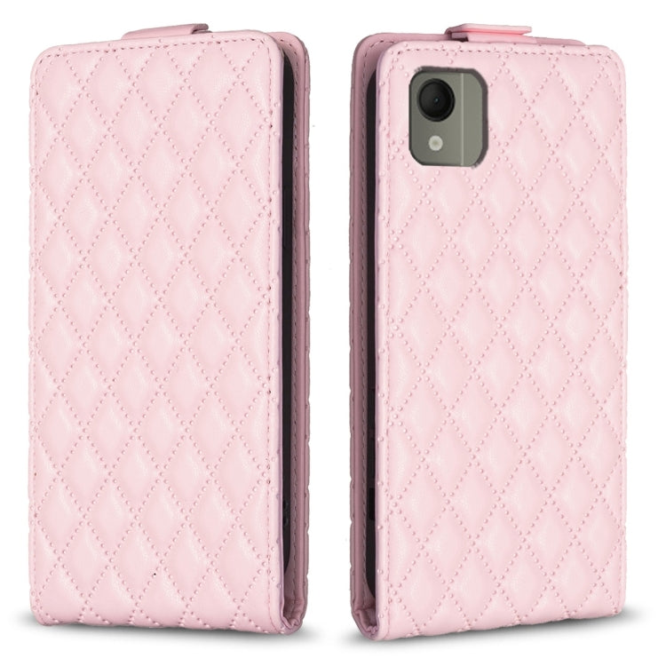 Diamond Lattice Vertical Flip Leather Phone Case, For Nokia G310, For Nokia G42 5G, For Nokia C110, For Nokia C22, For Nokia C12, For Nokia G22, For Nokia C32, For Nokia C02