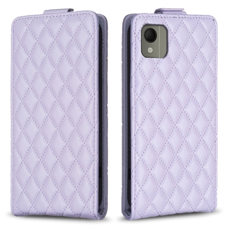 Diamond Lattice Vertical Flip Leather Phone Case, For Nokia G310, For Nokia G42 5G, For Nokia C110, For Nokia C22, For Nokia C12, For Nokia G22, For Nokia C32, For Nokia C02