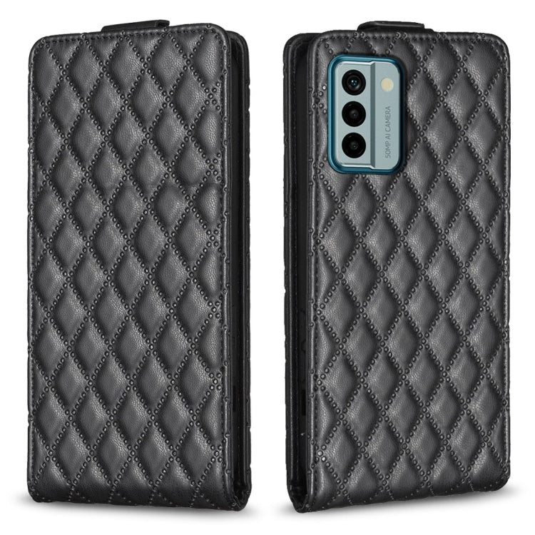 Diamond Lattice Vertical Flip Leather Phone Case, For Nokia G310, For Nokia G42 5G, For Nokia C110, For Nokia C22, For Nokia C12, For Nokia G22, For Nokia C32, For Nokia C02