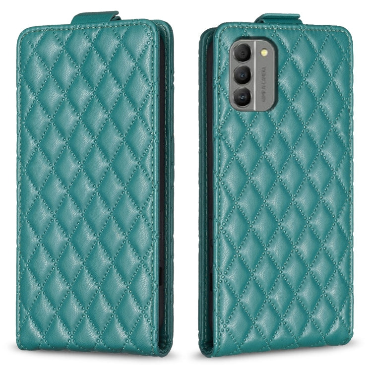 Diamond Lattice Vertical Flip Leather Phone Case, For Nokia G310, For Nokia G42 5G, For Nokia C110, For Nokia C22, For Nokia C12, For Nokia G22, For Nokia C32, For Nokia C02
