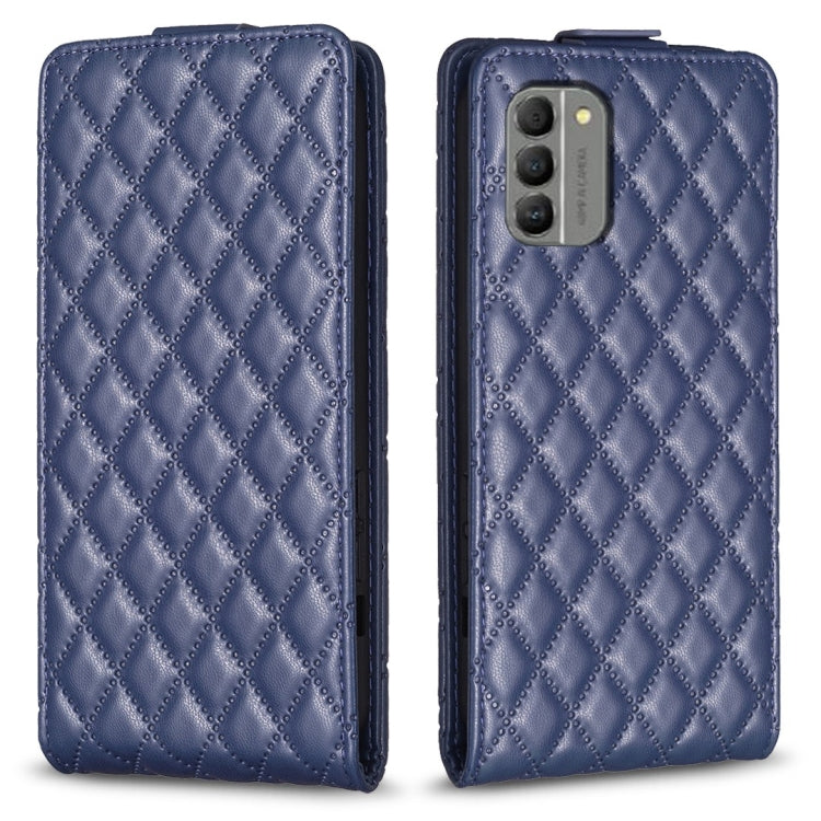 Diamond Lattice Vertical Flip Leather Phone Case, For Nokia G310, For Nokia G42 5G, For Nokia C110, For Nokia C22, For Nokia C12, For Nokia G22, For Nokia C32, For Nokia C02