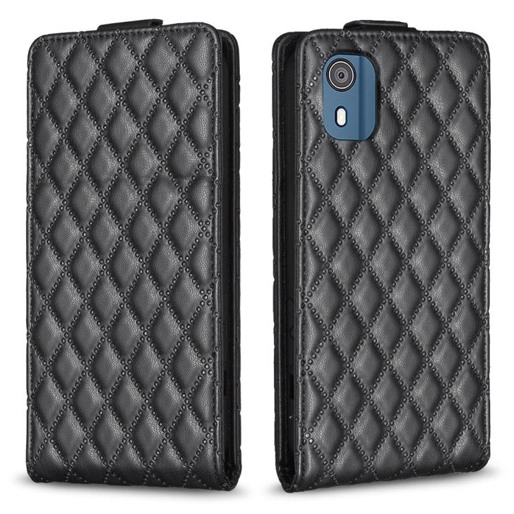 Diamond Lattice Vertical Flip Leather Phone Case, For Nokia G310, For Nokia G42 5G, For Nokia C110, For Nokia C22, For Nokia C12, For Nokia G22, For Nokia C32, For Nokia C02