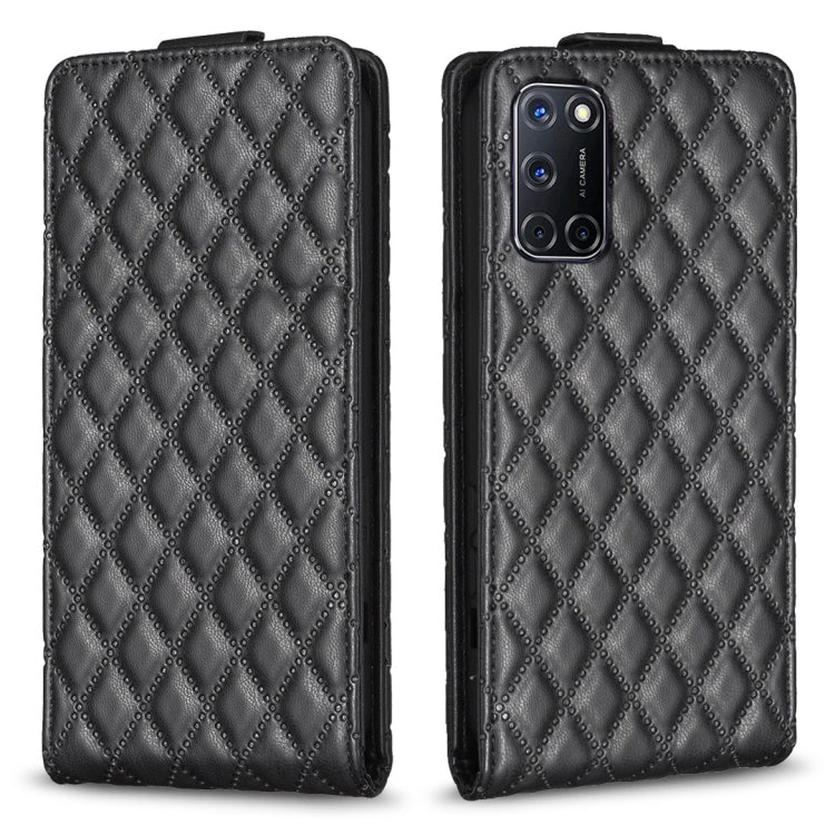 Diamond Lattice Vertical Flip Leather Phone Case, For OPPO A74 4G / F19 4G, For OPPO  A72 / A52 /A92