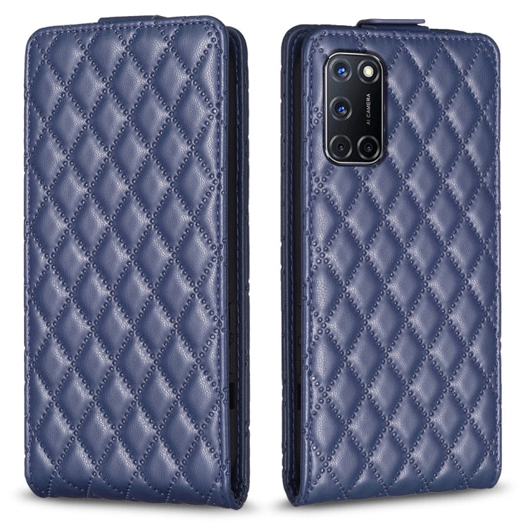 Diamond Lattice Vertical Flip Leather Phone Case, For OPPO A74 4G / F19 4G, For OPPO  A72 / A52 /A92