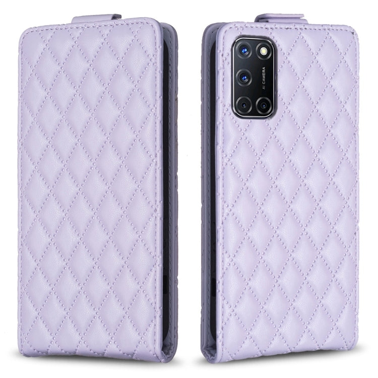 Diamond Lattice Vertical Flip Leather Phone Case, For OPPO A74 4G / F19 4G, For OPPO  A72 / A52 /A92
